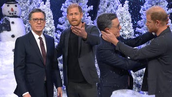 Prince Harry 'Crashes' Stephen Colbert's Monologue for Hallmark Movie 'Audition'